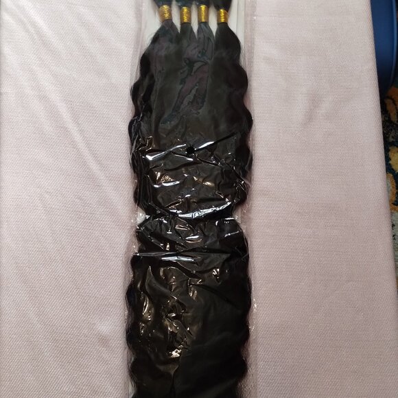 4/20 Black (18") Deep Curl Braid in - Picture 2 of 3